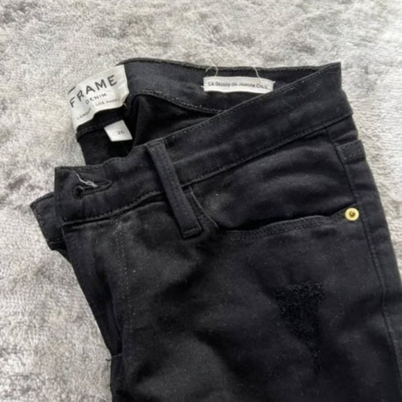 FRAME Denim Le Skinny de Jeanne Crop 26 - Picture 3 of 3